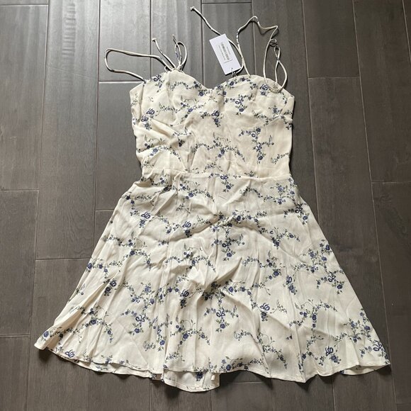 NWT Reformation Saskia Dress Emmaline Flower Floral Size 8 - Picture 2 of 2